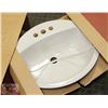 AMERICAN STANDARD WHITE SINK, YORKDALE, NEW IN BOX