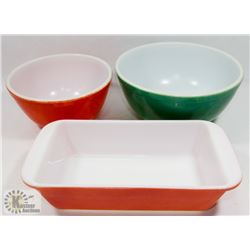 3 PIECES OF VINTAGE PRYEX