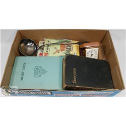 FLAT OF ASSORTED POEMS OF TENNYSON 1910, MOBY