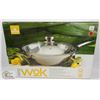 MTOWOK 18/10 STAINLESS STEEL WOK