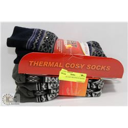 3PK MENS COZY HEATWAVE SOCKS