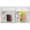 Image 1 : LOT OF 2 NEW BOXES OF 4 LIBBEY 16.6 OZ CABOS