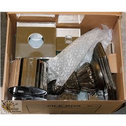 MIRROR BOXES INCL VANITY ITEMS AND MORE