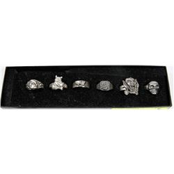 LOT OF 6  RINGS.