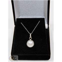 #58-FRESH WATER PEARL PENDANT & NECKLACE