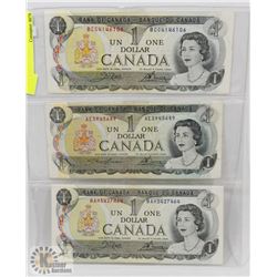 1973 STOCK SHEET $1 BILLS