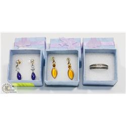 2 PAIRS OF WOMEN'S FASHION EARRINGS