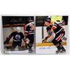Image 1 : LOT OF 2 EDMONTON OILERS AL HAMILTON SIGNED 8X10