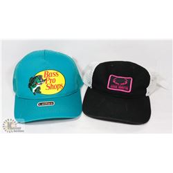 2 WOMENS BASS PRO SHOP HATS