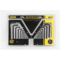 NEW! 25PC HEX KEY WRENCH SET