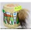 Image 1 : VINTAGE INDIAN TOM TOM DRUM.