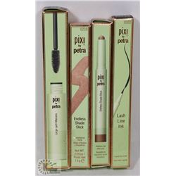 LOT OF 4 PIXI EYE MAKEUP, MASCARA  AND MORE