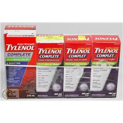 4 BOTTLES OF TYLENOL COUGH MEDICINE
