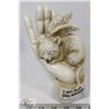 Image 1 : NEW MEMORIAL CAT IN HAND "I AM WITH YOU