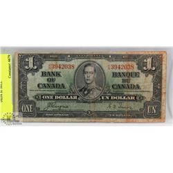 1937 CANADA $1 BILL