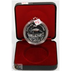 1979 PROOF CASED SHIP CANADA SILVER DOLLAR COIN
