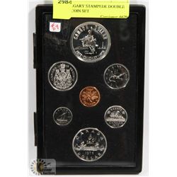 1975 CALGARY STAMPEDE DOUBLE SILVER COIN SET