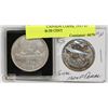 Image 1 : LOT OF 2  CANADA COINS, 1935 $1 COIN, 1938-50 CENT