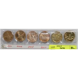 STOCK ROW OF KEY DATE LOONIES