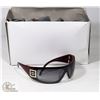 Image 1 : BOX OF CHANEL REPLICA DESIGNER SUNGLASSES, WINE