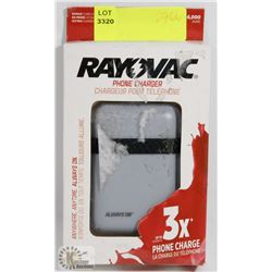 RAYOVAC PHONE CHARGER 6,000MAH