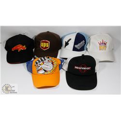 LOT OF 6 ASSORTED BALL CAPS