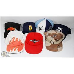 LOT OF 6 ASSORTED BALL CAPS