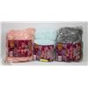 Image 1 : 3 BAGS OF 1LB  ASSORTED COLOR 100%  ACRYLIC YARN