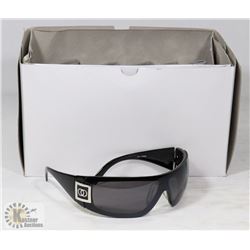 BOX OF CHANEL REPLICA DESIGNER SUNGLASSES, SMOKE