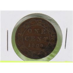 1909 CANADIAN EDWARD VII LARGE ONE CENT COIN.