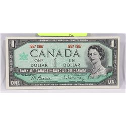 GEM UNC 1867-1967 CANADIAN CENTENNIAL BANK NOTE