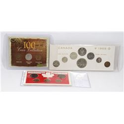 LOT OF COLLECTIBLE CURRENCY INCL 1968 CANADIAN