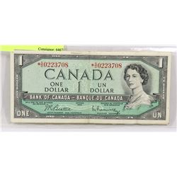 1954 CANADA $ REPLACEMENT BILL
