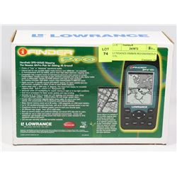 LOWRANCE FINDER PRO HANDHELD GPS.