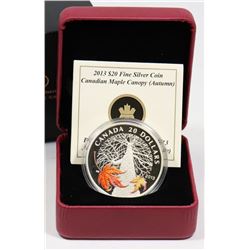 2013 $20 ROYAL CANADIAN MINT CANADIAN MAPLE COIN.