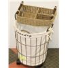 Image 1 : PAIR OF LAUNDRY BASKETS