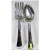Image 1 : DECORATIVE CHROME COLOR FORK & SPOON WALL HANGINGS