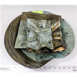 GROUP OF 4 SHOWHOME DECORATIVE PLATES