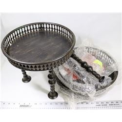 LOT OF 3 METAL PLANT STANDS