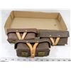 Image 1 : LOT OF 3 SOVIET ARMY AMMUNITION HOLDERS 1975