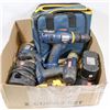 Image 1 : LARGE BOX W/RYOBI 18V POWER TOOLS-