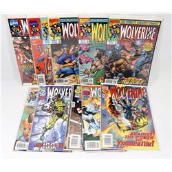 12 WOLVERINE COMICS FROM MARVEL