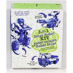 3 TOYS IN ONE SOLAR ROBOT KIT.
