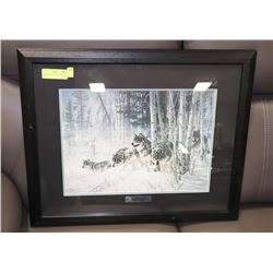 20"X24" LARRY FANNING WINTERS LACE.