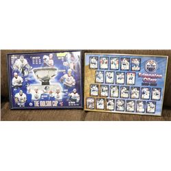 LOT OF 2 OILER PRINTS, OILERS MOLSON CUP, OILERS,