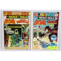 PAIR OF OLD BATMAN COMIC BOOKS