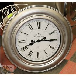 SHOWHOME METAL DECORATIVE WALL CLOCK, 30" DIAMETER