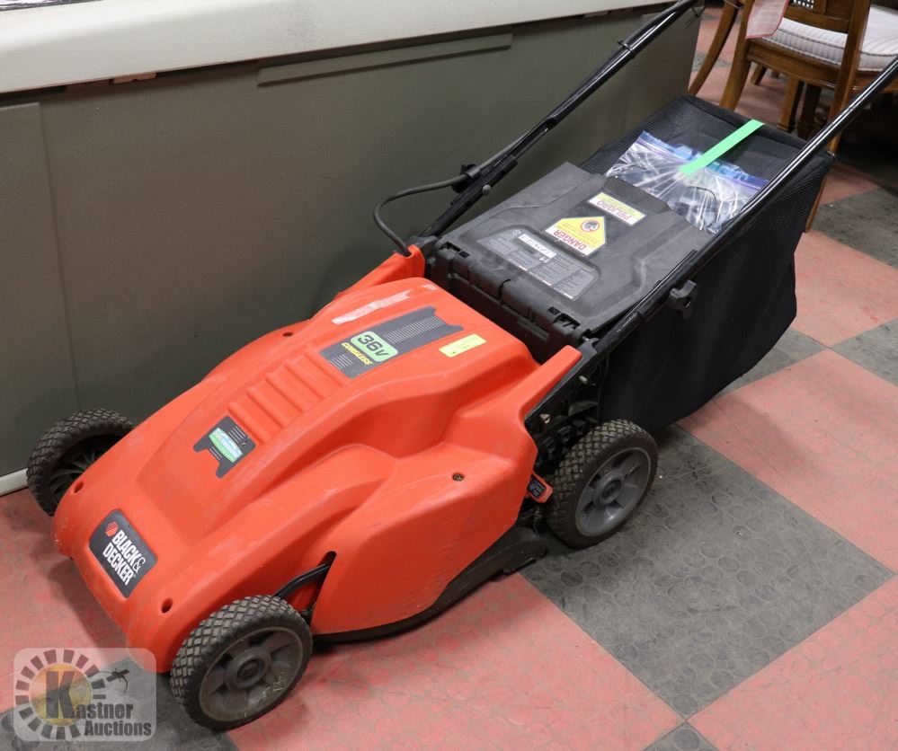 BLACK AND DECKER 36 VOLT CORDLESS LAWNMOWER