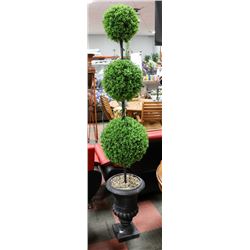 7FT ARTIFICIAL DECORATED TREE IN PLANTER