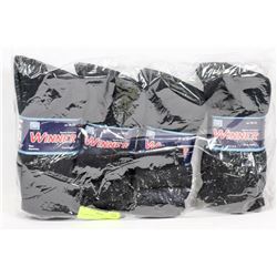 12 PAIRS OF SPORTS COLLECTION BLACK SOCKS
